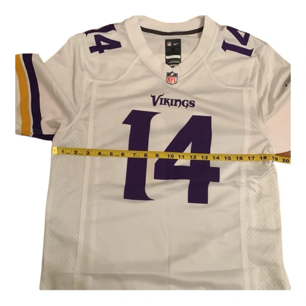 Nike NFL Minnesota Vikings Diggs Jersey (white)- Men’s size Small - Picture 6 of 8
